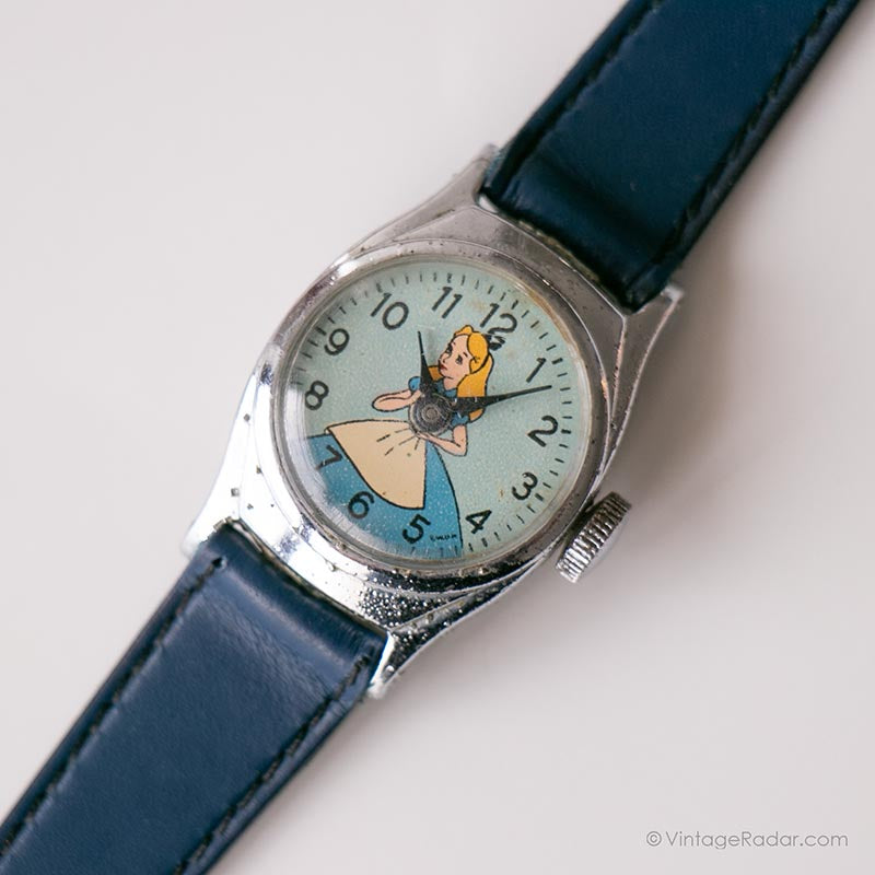 Vintage Alice in Wonderland Watch for Her | 1960s US TIME Watch
