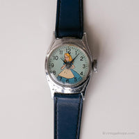 Vintage Alice in Wonderland Watch for Her | 1960s US TIME Mechanical Watch