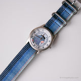 Tono plateado de Eeyore Vintage reloj | Timex Disney Fecha reloj