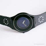 2000 Swatch SFB108 Thinario Uhr | Vintage Schwarz Swatch Skin