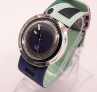 Pop vintage del quadrante blu degli anni '90 swatch Guarda | Orologio in quarzo svizzero vintage