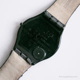 2000 Swatch SFB108 Thinario Watch | خمر أسود Swatch Skin