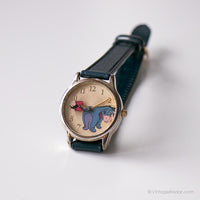 Vintage Eeyore reloj por Seiko | Tonado plateado de cuarzo de Japón reloj