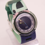90s Blue Dial Vintage Pop swatch montre | Quartz suisse vintage montre