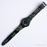 2008 Swatch SFB138 SHIMMER BLISS Watch | Vintage Floral Swatch Skin