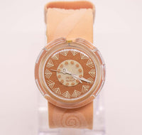 Vintage PWZ108 LEAF Pop Swatch Watch | 1990s Pop Swatch Collection