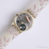 2000 Swatch LP118 Vio-Lait Watch | الزهور القديمة Swatch Lady راقب