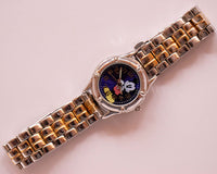 Dial azul vintage Mickey Mouse Disney reloj | MZB Disney Reloj de pulsera