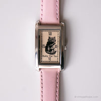 Vintage Baby Teer Uhr von Disney | Rechteckige Katze Armbanduhr