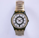 1994 swatch Grosser Nougat GM710 Uhr | Vintage Gold Elegant Schweizer Uhr