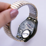 1994 swatch Grosser Nougat GM710 Uhr | Vintage Gold Elegant Schweizer Uhr