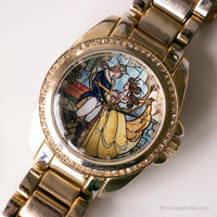 Vintage Gold-Ton Disney Kleid Uhr | Prinzessin Belle Damen Uhr