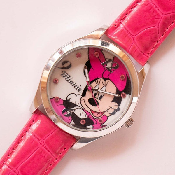 Rose Disney Minnie Mouse montre | Ancien Minnie Mouse montre pour adultes