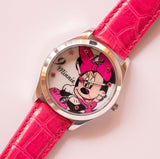 Rosado Disney Minnie Mouse reloj | Antiguo Minnie Mouse reloj para adultos