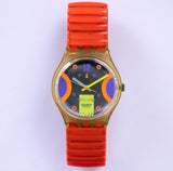 1992 Swatch Standards GK146 montre | Hipster coloré suisse Swatch montre