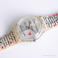 1999 Swatch Gk294 chère maman montre | Cadeau de la fête des mères vintage Swatch