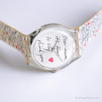 1999 Swatch GK294 Querida mamá reloj | Regalo de día de la madre vintage Swatch