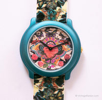 Vida floral vintage de Adec reloj | Cuarzo de Japón reloj por Citizen