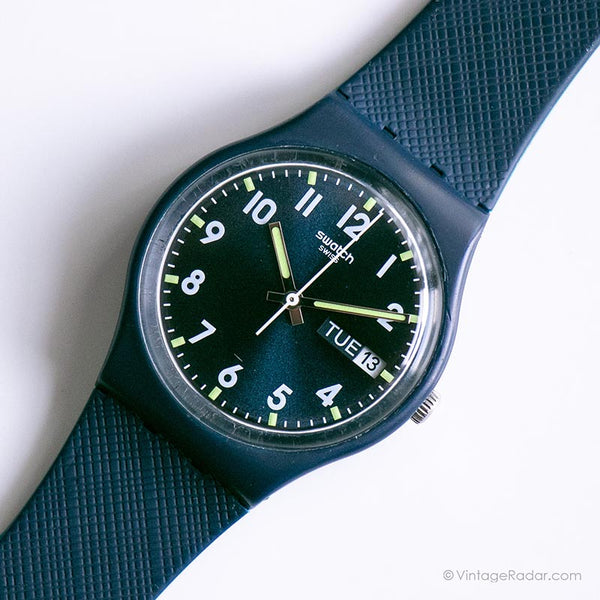 2014 Swatch GN718 Sir Blue Watch | Blu usato Swatch Gent Watch