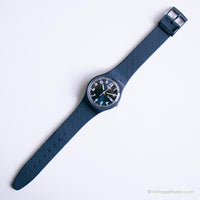 2014 Swatch GN718 SIR BLUE Watch | Pre-owned Blue Swatch Gent Watch