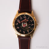 Vintage 1992 Tasmanian Devil reloj | Tono dorado Looney Tunes Armitron reloj