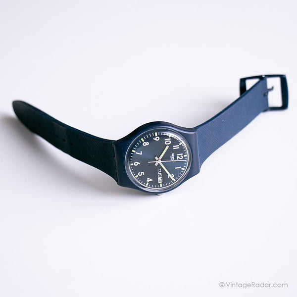 Reloj Swatch GN718 Sir Blue 34mm Swiss Made - Dando la Hora - Dando La Hora