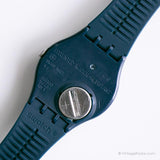 2014 Swatch GN718 Sir Blue reloj | Azul usado Swatch Caballero reloj