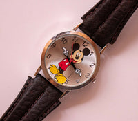 90er Jahre Vintage Classic Mickey Mouse Uhr Für Männer und Frauen