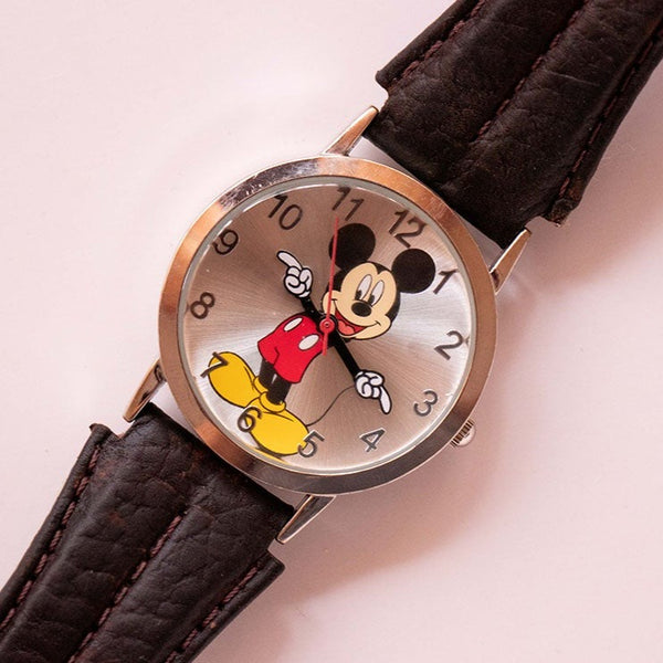 90er Jahre Vintage Classic Mickey Mouse Uhr Für Männer und Frauen