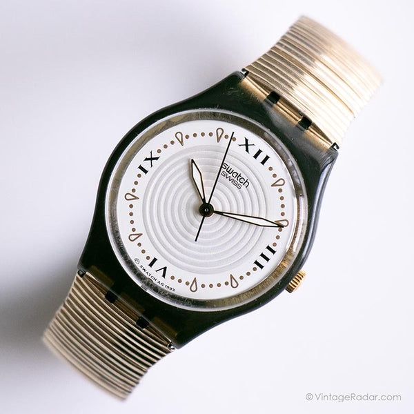 1993 Swatch GM126 GM127 Big Rock Watch | خمر أنيقة Swatch جنت