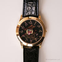 Negro Tasmanian Devil Armitron reloj | Antiguo Looney Tunes reloj