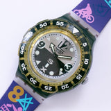 1994-1995 Swatch Scuba Nightlife SDM106 orologio | Orologio subacqueo svizzero degli anni '90