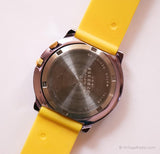 Vintage Yellow & Blue LIFE by ADEC Watch | Citizen Alarm Quartz Watch