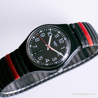 2003 Swatch Domingo rojo GB750 reloj | Vintage Collectible Swatch Caballero