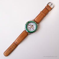 los Tasmanian Devil Armitron Cuarzo reloj | Verde esmeralda reloj