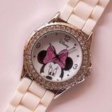 Ancien Minnie Mouse Disney montre | Femmes en argent montre