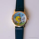 Tono de oro vintage Tweety reloj para ella | Cuarzo de Japón Armitron reloj