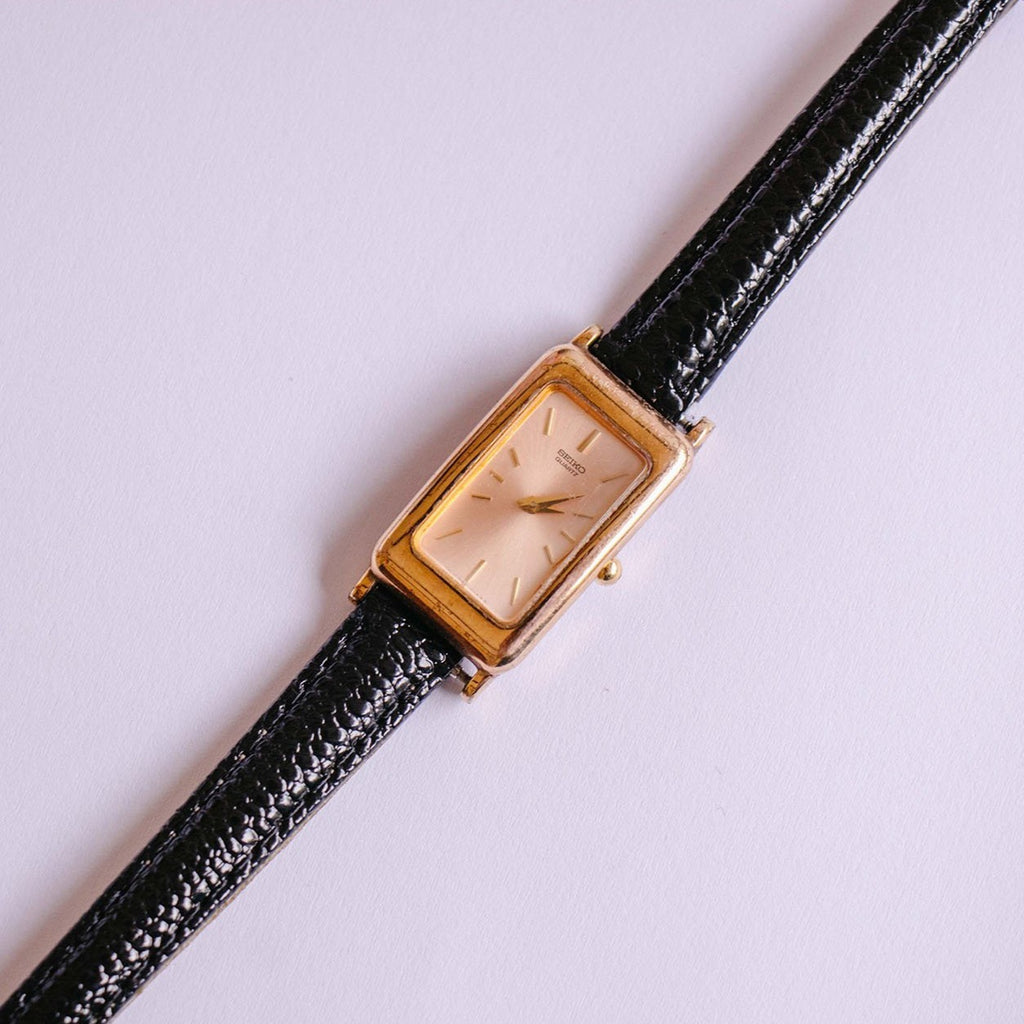 1N00-5C99 Seiko Watch For Women | Square Rose Gold Seiko  display picture 2