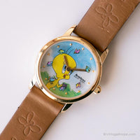 1997 colorido Tweety reloj | Correa original Looney Tunes reloj