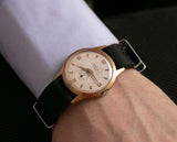 زيه 21 Prix Swiss Swiss Luxury Mechanical Watch | الستينيات سويسري الذهب ساعة