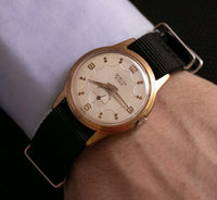 Zeih 21 Prix Swiss Luxury Mechanical reloj | Oro suizo de los años 60 reloj