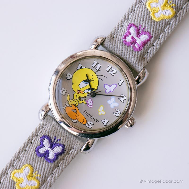 Vintage Gray Armitron Watch for Ladies | Looney Tunes Tweety  display picture 1