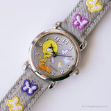 Vintage Gray Armitron Watch for Ladies | Looney Tunes Tweety Watch