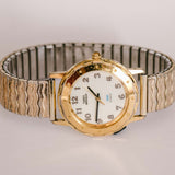 Jahrgang Timex Indiglo Classic Uhr | 90er goldene Ton Timex Uhr