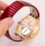 RED MARINE SDK114 Vintage Swatch | Stunning Skeleton Swiss Watch