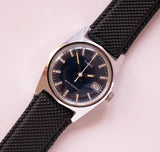 Seltene Vintage dunkelblaue Männer Timex Marlin mechanisch Uhr England Dial
