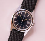 Raro vintage azul marino azul Timex Marlin mecánico reloj Esfera de Inglaterra