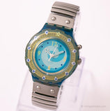 SEAGHOST SDN907 Vintage Scuba Swatch Watch | Blue Swatch Scuba Loomi