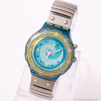 SEAGHOST SDN907 Vintage Scuba swatch montre | Bleu Swatch Scuba Loomi