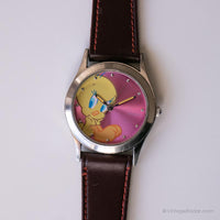 Dial rosa vintage Tweety reloj | Armitron Cuarzo de Japón reloj para ella